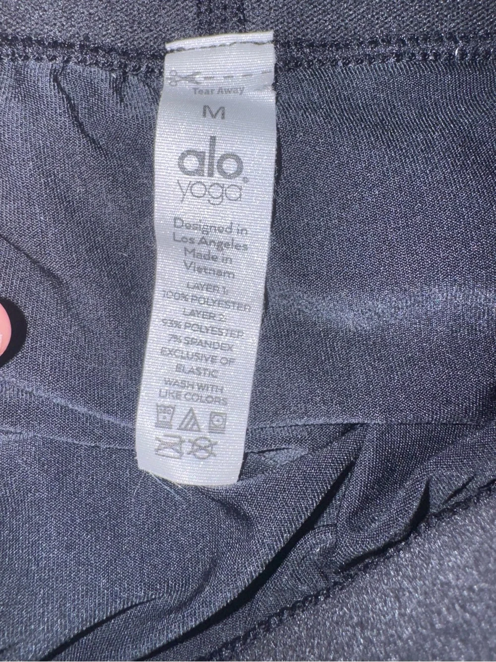 ALO Yoga Black Pleated Tulle Skirt
